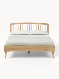 Cama de madera Signe, Madera de roble, An 140 x L 200 cm