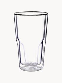 Doppelwandiges Thermoglas Hot & Cold, Borosilikatglas, Transparent, Ø 9 x H 15 cm, 350 ml