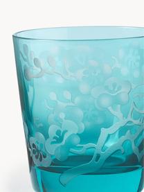 Waterglazenset Bloom, 6-delig, Glas, Meerkleurig, Ø 8 x H 9 cm