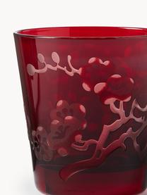 Waterglazenset Bloom, 6-delig, Glas, Meerkleurig, Ø 8 x H 9 cm
