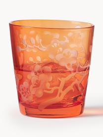 Vasos Bloom, 6 uds., Vidrio, Multicolor, Ø 8 x Al 9 cm, 180 ml