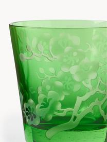 Waterglazenset Bloom, 6-delig, Glas, Meerkleurig, Ø 8 x H 9 cm, 180 ml