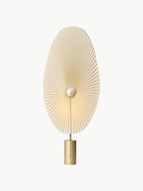 Petit lampadaire LED Liris, intensité lumineuse variable, Blanc, doré, haut. 118 cm