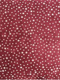 Housse de coussin en velours imprimé étoile Estrella, Rouge marsala