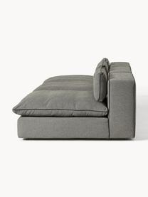 Sofa modułowa XL Felix (3-osobowa), Tapicerka: 100% poliester Dzięki tka, Nogi: tworzywo sztuczne Ten pro, Ciemnoszara tkanina, B 300 x T 140 cm