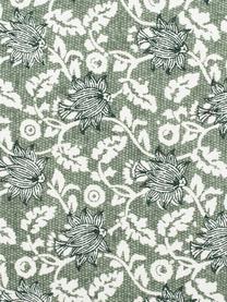 Baumwoll-Tischsets Gaya mit Blumenprint, 2 Stück, Baumwolle, Grüntöne, 35 x 38 cm