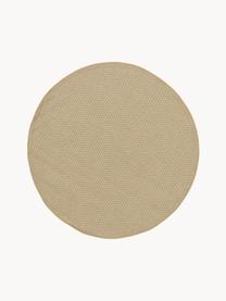 Tapis rond d'extérieur Toronto, 100 % polypropylène, Beige, Ø 150 cm (taille M)