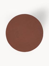 Beistelltisch Benno aus Mangoholz, Massives Mangoholz, lackiert, Mangoholz, rotbraun lackiert, Ø 35 x H 50 cm