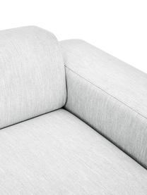 Ecksofa Melva (4-Sitzer) in Hellgrau, Bezug: Polyester Der hochwertige, Gestell: Massives Kiefernholz, Spa, Füße: Kiefernholz, Webstoff Hellgrau, B 319 x T 144 cm