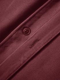 Funda de almohada de franela Biba, Rojo vino, An 45 x L 110 cm