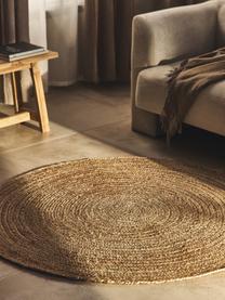 Tapis rond en jute fait main Sharmila, 100 % jute

Le toucher des tapis en jute peut être rugueux, ils ne sont pas adaptés aux contacts directs avec la peau, Brun, Ø 100 cm (taille XS)