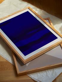 Poster From Afar, Cartoncino opaco da 210 g firmato Hahnemühle, stampa digitale con 10 colori resistenti ai raggi UV, Blu scuro, nero, Larg. 30 x Alt. 40 cm