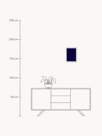 Plakát From Afar, 210g matný papír Hahnemühle, digitální tisk s 10 barvami odolnými vůči UV záření, Tmavě modrá, černá, Š 30 cm, V 40 cm