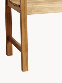 Panchina da giardino in legno di teak Rosenborg, Legno di teak, Legno di teak, Larg. 120 x Alt. 89 cm