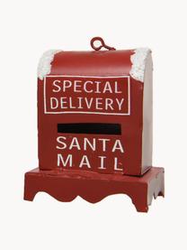 Decoratieve objecten Mail in brievenbus, 2-delig, Gecoat ijzer, Rood, wit, B 6 x H 6 cm