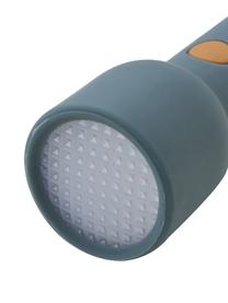 Taschenlampe Gry, Bezug: Silikon, Graublau, Ø 5 x H 16 cm