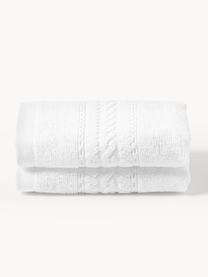 Ručník Cordelia, různé velikosti, 100 % bavlna, Bílá, Ručník, Š 50 cm, D 100 cm, 2 ks