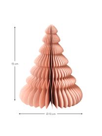 Oggetto decorativo Paper Pine, Carta, Rosa cipria, Ø 13 x Alt. 15 cm