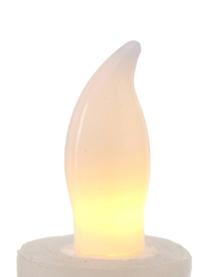 Velas LED Vilago, 2 uds., Cera, Blanco, Ø 2 x Al 24 cm