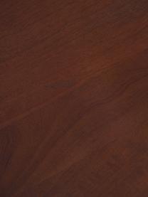 Thekenhocker Nino aus Mangoholz, Massives Mangoholz, lackiert, Mangoholz, braun lackiert, B 40 x H 66 cm