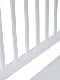 Banco madera Emma, con espacio de almacenamiento, Tapizado: poliéster, Estructura: tablero de fibras de dens, Blanco, beige, An 90 x Al 85 cm