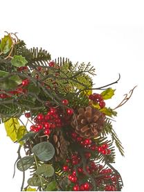 Decoratieve kerstkrans Addy, Kunststof (PVC), Groen, Ø 50 cm, H 10 cm