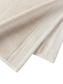 Lot de serviettes de bain en coton bio Premium, 4 élém., 100 % coton bio, certifié GOTS
Qualité supérieure 600 g/m²

Le matériau est certifié STANDARD 100 OEKO-TEX®, IS025 189577, OETI, Beige clair, Lot de différentes tailles