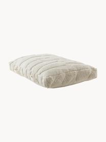 Baumwoll-Haustierbett Jinx, Bezug: 100 % Baumwolle, Webstoff Off White, B 68 x L 90 cm