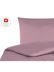 Baumwollsatin-Bettdeckenbezug Comfort in Mauve, Webart: Satin, leicht glänzend Fa, Mauve, B 160 x L 210 cm