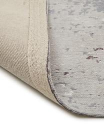 Tappeto in ciniglia grigio tessuto a mano Rebel, Retro: cotone, Grigio chiaro, crema, Larg. 160 x Lung. 230 cm (taglia M)