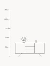 Mobilna lampa stołowa LED z funkcją przyciemniania Push-Up, Aluminium powlekane, Biały, matowy, Ø 12 x W 8 cm