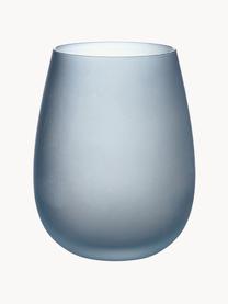 Waterglazen Happy Hour, set van 6, Glas, Blauw- en groentinten, Ø 7 x H 11 cm, 500 ml