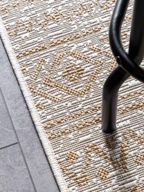 Alfombra de interior/exterior Cleo, estilo étnico, 90% polipropileno, 10% poliéster, Beige, tonos marrones, An 240 x L 340 cm (Tamaño XL)