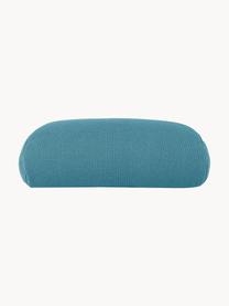 Cuscino da esterno fatto a mano Pillow, Rivestimento: 70% PAN + 30% PES, imperm, Petrolio, Larg. 50 x Lung. 30 cm