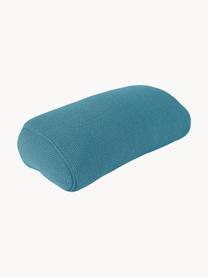 Cuscino da esterno fatto a mano Pillow, Rivestimento: 70% PAN + 30% PES, imperm, Petrolio, Larg. 50 x Lung. 30 cm