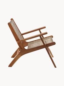 Fotel wypoczynkowy Noon, Drewno akacjowe, S 68 x G 80 cm