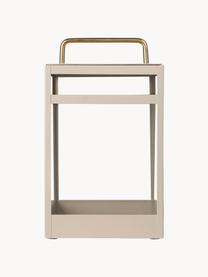 Farolillo Pure Nordic, Estructura: metal recubierto, Beige, An 20 x Al 36 cm