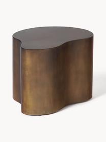 Kovový odkládací stolek v organickém tvaru Dale, Kov, Zlatá s povrchovou úpravou, Š 40 cm, V 50 cm