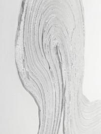 Leinwandbild Texture, Bild: Flachsfasern, Weiss, B 140 x H 70 cm