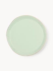 Plato postre Good Morning, Gres, Verde menta, Ø 17 cm