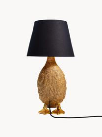 Grande lampe à poser Duck, Doré, noir, larg. 31 x haut. 58 cm