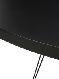 Table ronde avec tréteaux XZ3, Noir