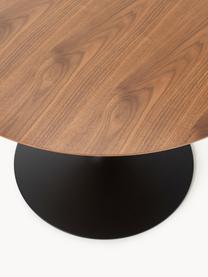 Kulatý jídelní stůl Menorca, různé velikosti, Ořechové dřevo, černá, Ø 100 cm