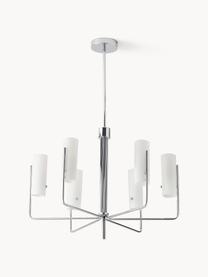 Lampa wisząca Vivian, Stelaż: metal powlekany, Odcienie srebrnego, Ø 65 x W 88 cm