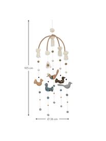 Babymobile Birds, Gestell: Holz, Bezug: Wollfilz, Mehrfarbig, Ø 36 x H 105 cm