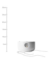 Riscaldatore in porcellana Kettle, Porcellana, silicone, Trasparente, bianco, Ø 14 x A 7 cm