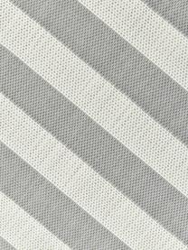 Pruhovaný interiérový a exteriérový běhoun Axa, 86 % polypropylen, 14 % polyester, Tlumeně bílá, šedá, Š 80 cm, D 250 cm
