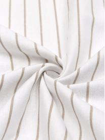 Flanelová obojstranná posteľná bielizeň Talin, Béžová, biela, 135 x 200 cm + 1 vankúš 80 x 80 cm
