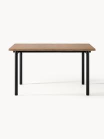 Jídelní stůl Mavi, v různých velikostech, Dubové dřevo, černá, Š 140 cm, H 90 cm