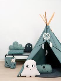 Tipi infantil de algodón ecológico Hippie, 100% algodón ecológico, Gris, An 135 x Al 135 cm